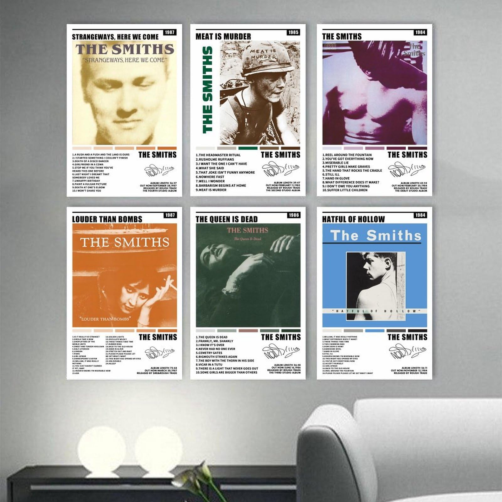 Amazon.co.jp: beeto The Smiths アルバム 6枚セット ポスター